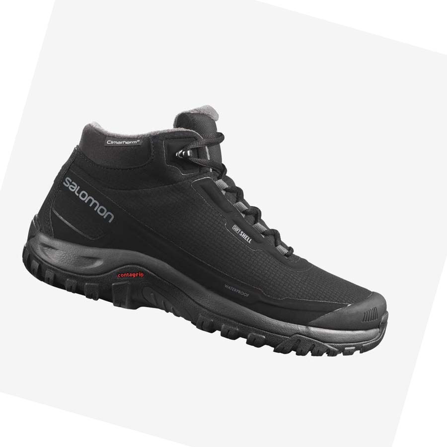 Botas de Invierno Salomon SHELTER CLIMASALOMON™ WATERPROOF Hombre Negros | MX 3380NWY